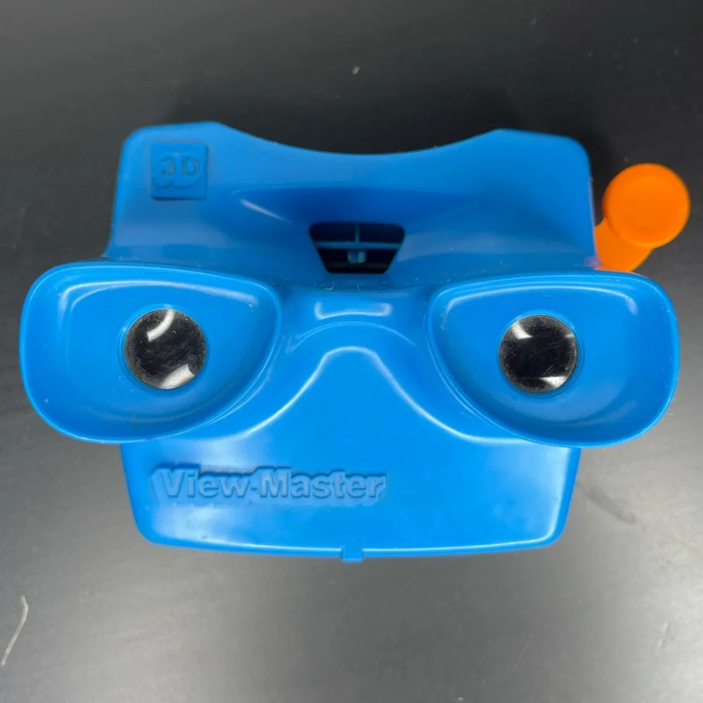 Vintage‎ Tyco Toys Blue and Orange Viewmaster Reel Viewer Toy